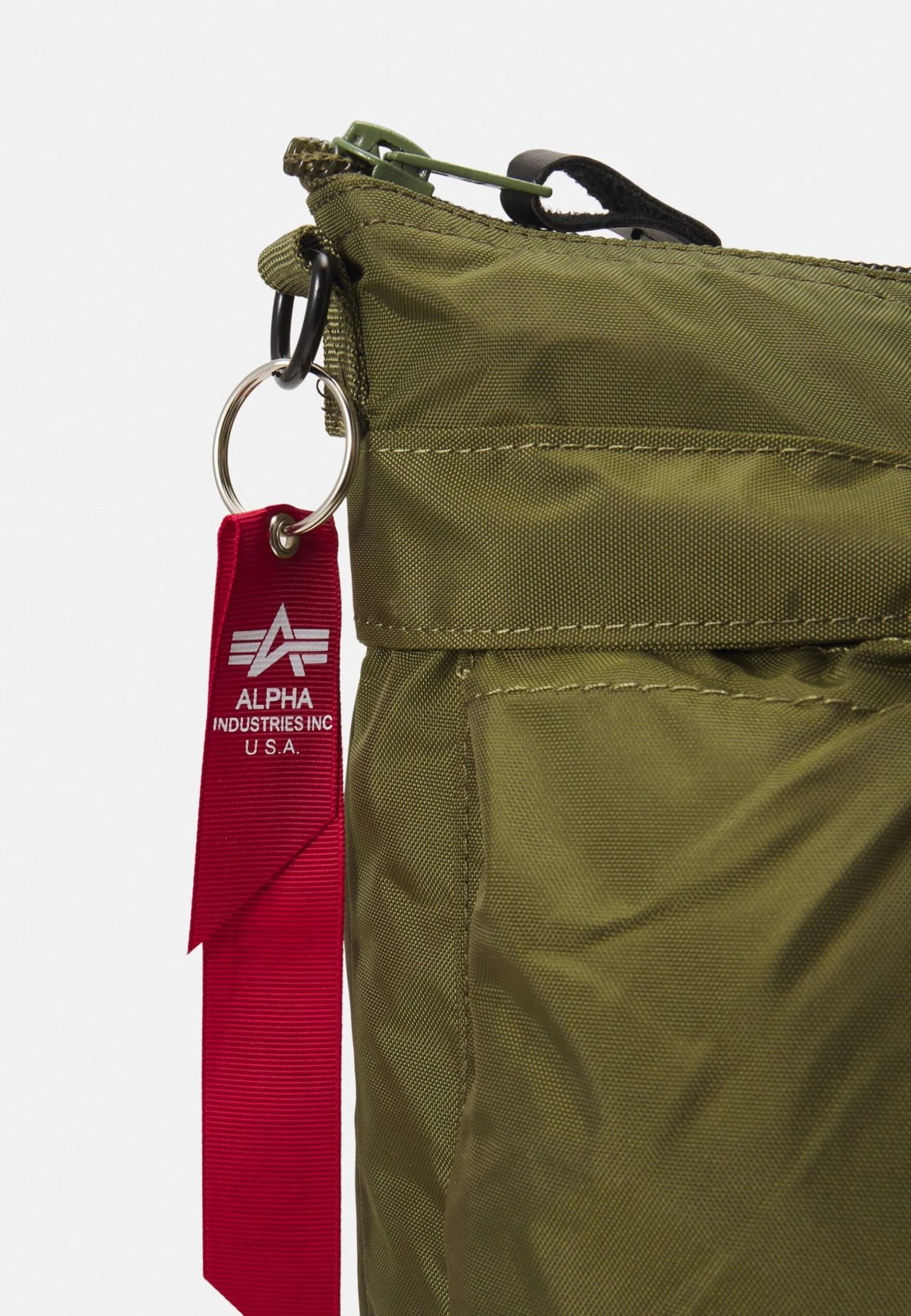 Alpha Industries Label Helmet Bag Unisex - Sac Bandoulière - Dark Olive 6 Alpha Industries Label Helmet Bag Unisex - Sac Bandoulière - Dark Olive – Image 4