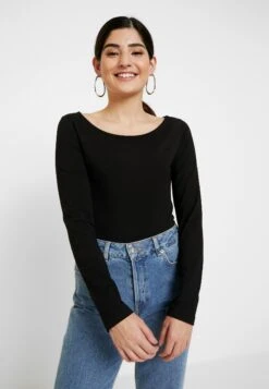 2Pack - T-Shirt À Manches Longues - Black/White -Anna Field 11143436d466448f8a1e0124a20678b6