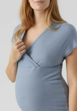 Mamalicious 2-In-1 Mlbrynna - T-Shirt Basique - Ashley Blue -Anna Field 40fde8dbf19a4f3d9c9355adcc861771