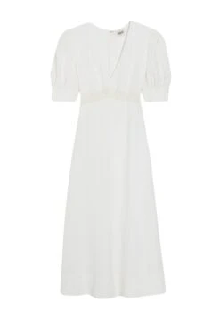 CLAUDIE PIERLOT Rivage - Robe De Jour - Blanc -Anna Field 43688c249a40436780a097457d20edbe