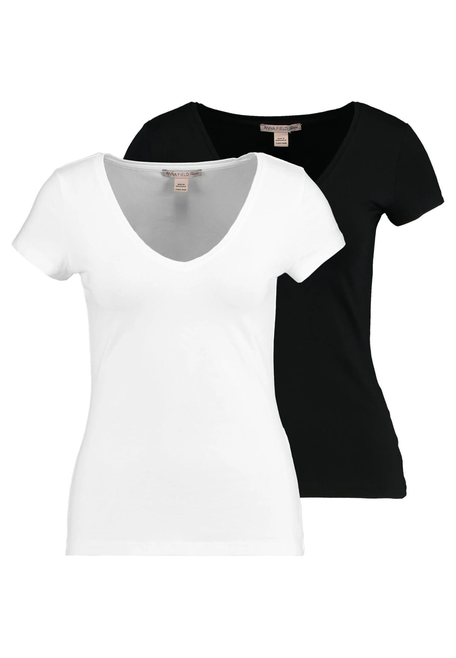2 Pack - T-Shirt Basique - Black/White 3 2 Pack - T-Shirt Basique - Black/White