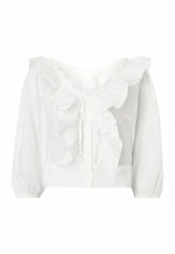 Wrangler Western Frill - Blouse - Worn White 11 Wrangler Western Frill - Blouse - Worn White -Anna Field 6aae00dd52124e2fa9d8840fd4ab1352