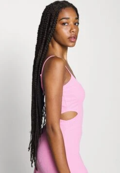 Even&Odd Flare Mini Dress - Robe De Jour - Pink -Anna Field 6c965fe947fa40d38b681c3565fbf779