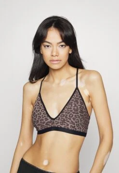 Pieces Pcmylli Bra - Brassière - Black/Leo
