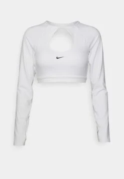 Nike Performance Bra Crop - T-Shirt À Manches Longues - White/Black 12 Nike Performance Bra Crop - T-Shirt À Manches Longues - White/Black -Anna Field 9b01c8f927554c288b966f250c8bebc9