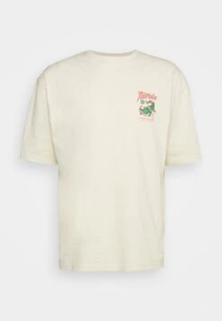 YOURTURN Crocodile Florida Graphic Tee Unisex - T-Shirt Imprimé - Beige -Anna Field b198d671e565489ea5d4e3807bddb05c