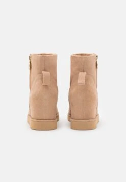 Anna Field Leather Winter Boot - Boots À Talons - Beige -Anna Field b6450cf8fad04e6ba8292be8ca53747c