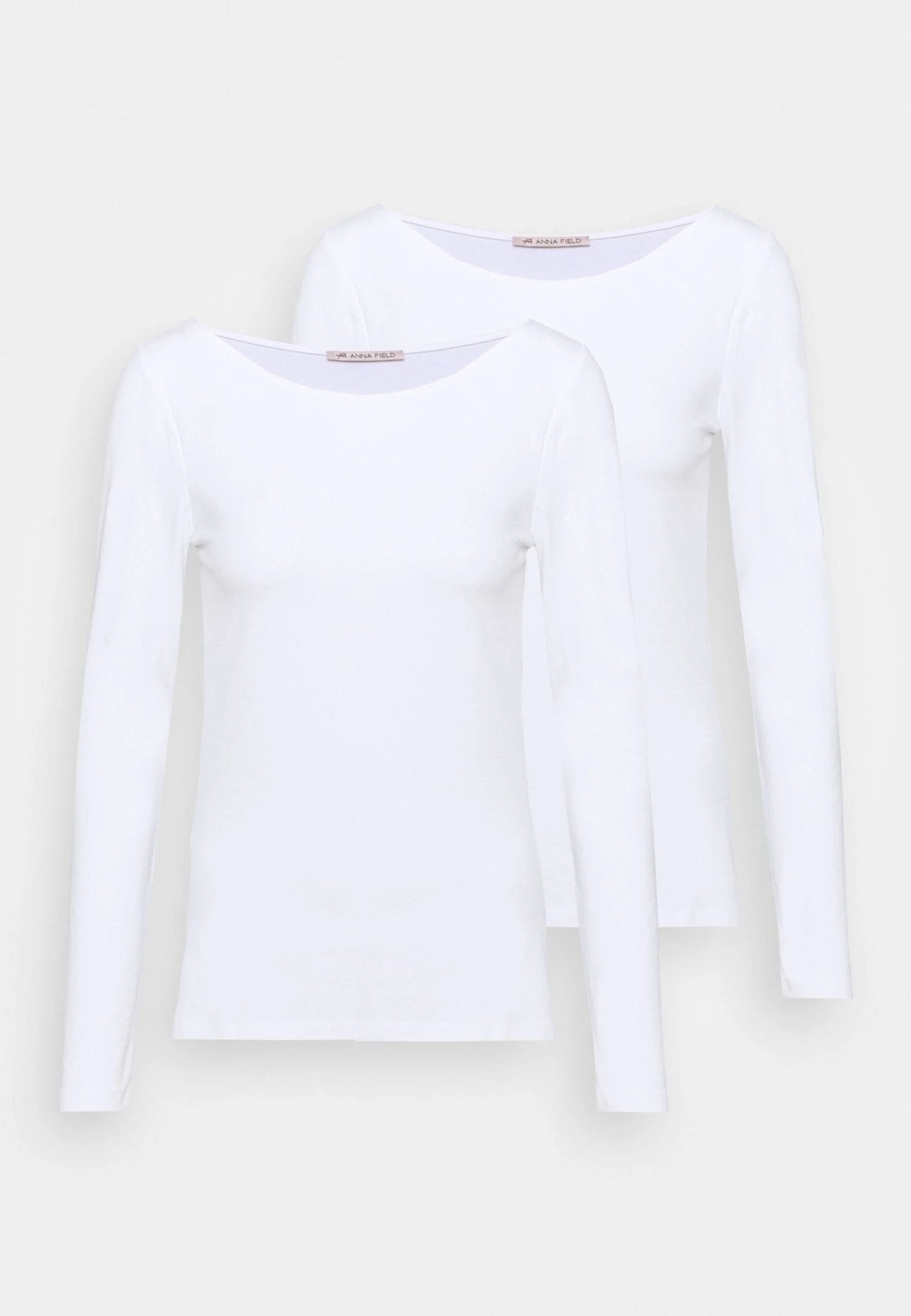 Anna Field 2 Pack - T-Shirt À Manches Longues - White 3 Anna Field 2 Pack - T-Shirt À Manches Longues - White