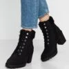 Anna Field Winter Boot - Bottines À Plateau - Black -Anna Field e1d63faadbe5493aae8ee5fe1252755c