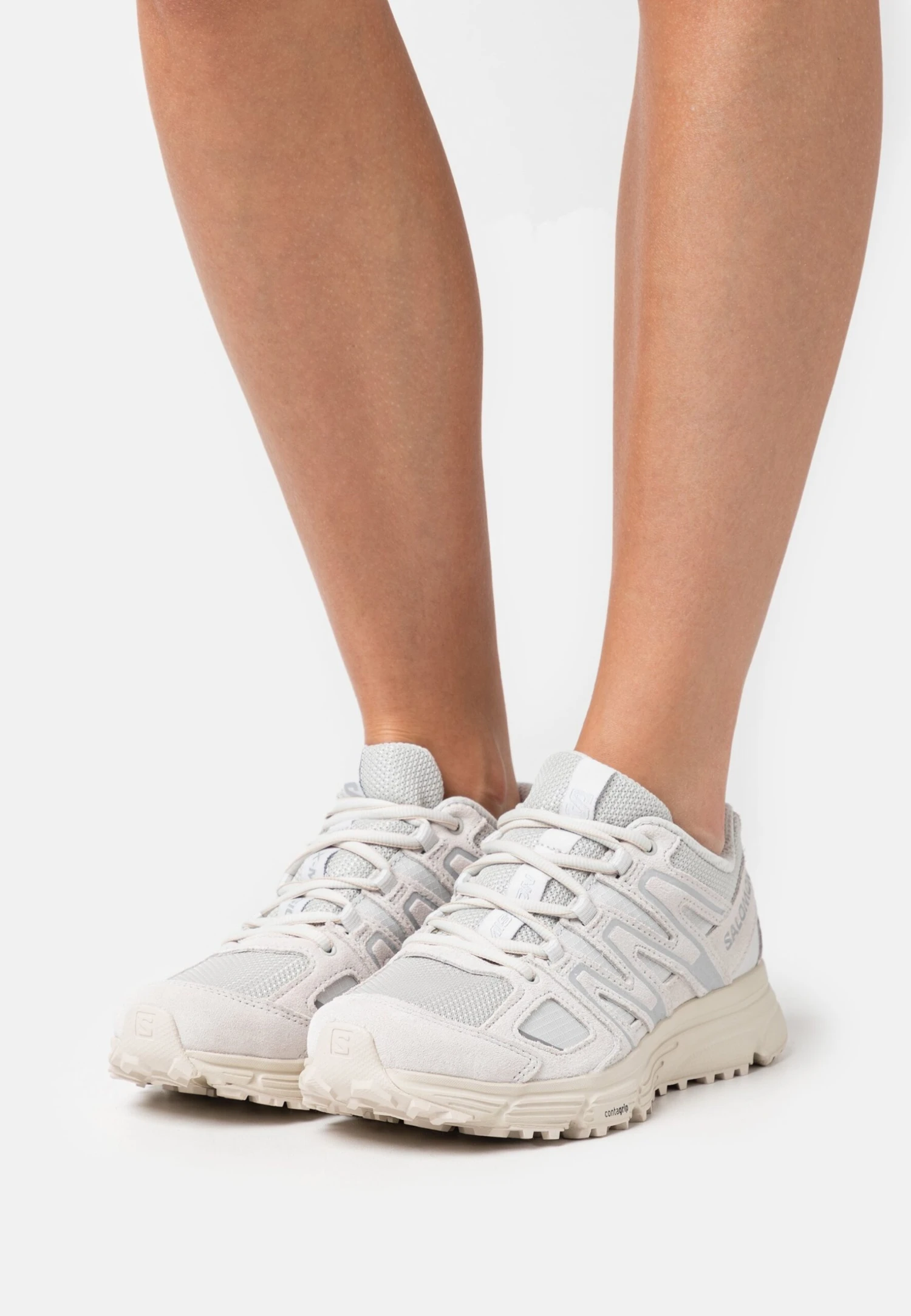 Salomon X Mission 4 - Baskets Basses - Lunar Rock/Rainy Day/Blazing Orange 3 Salomon X Mission 4 - Baskets Basses - Lunar Rock/Rainy Day/Blazing Orange