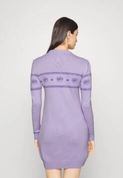 Chiara Ferragni Maxilogo Dress - Robe Pull - Purple -Anna Field ed878329a61546cb83368c8456289cb0