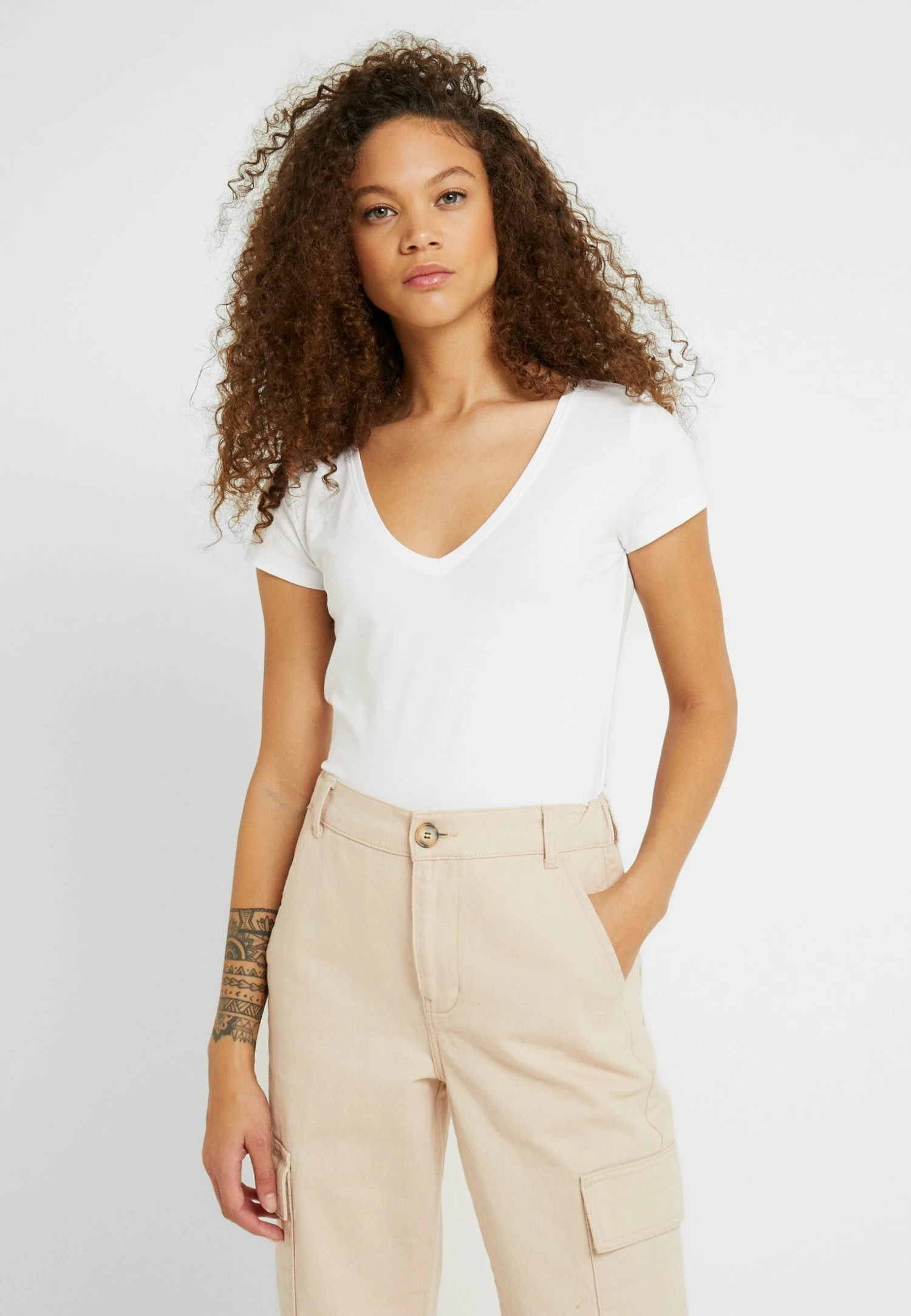 2 Pack - T-Shirt Basique - Black/White 5 2 Pack - T-Shirt Basique - Black/White – Image 3